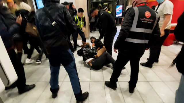 Fighting Mob Chaos at Piccadilly Gardens (4K)