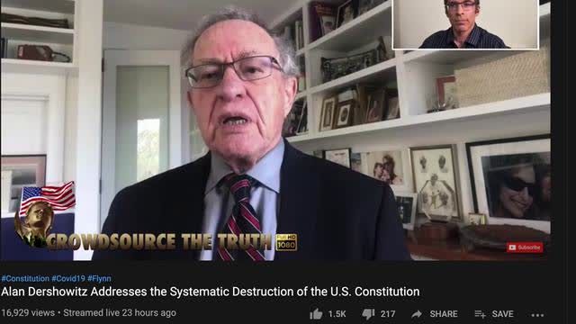ALAN DERSHOWITZ: YOU HAVE NO CONSTITUTIONAL RIGHT TO REFUSE VACCINATIONS!