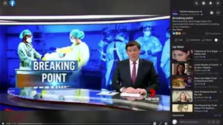 7 news Melbourne BUSTED faking news footage! Blatant fear mongering wake up the virus is fake
