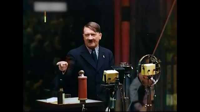 Adolf Hitler Speech 1933 [Color] Siemens Factory