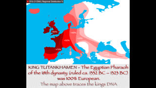 Tutankhamen was 100% European