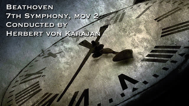 Beethoven, 7th Symphony, mov 2 - karajan