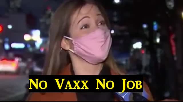 Title "Welcome to Xiden communist takeover - No Vaxx No Job!" Video crashes wtf