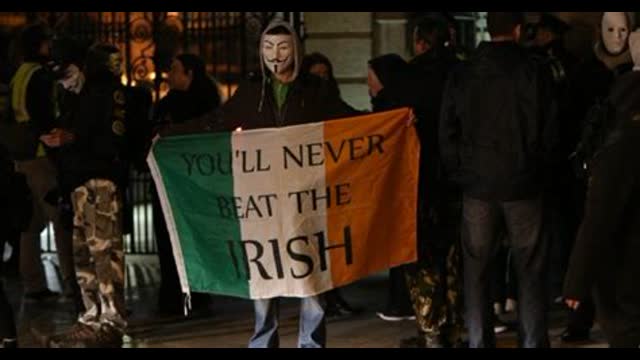 Irish Boys Get Antifa Phone, finds them working with Jew NGOs