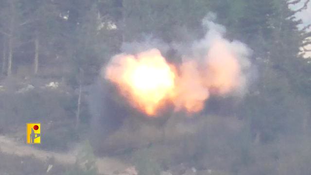 HEZBOLLAH STRIKES IDF SOLDIERS STANDING OUTSIDE THEIR BARRACKS