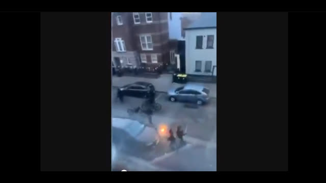 Dublin Assylum Center Fire Bomb by Some of The Boys