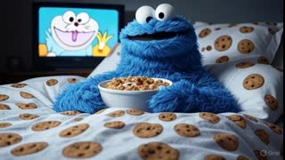 WHITEPALADIN TV | MORNING CARTOONS WITH COOKIE MONSTER