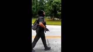 Armed Black "Peaceful Protesters" Harassing White People At Stone Mountain, Gerogia