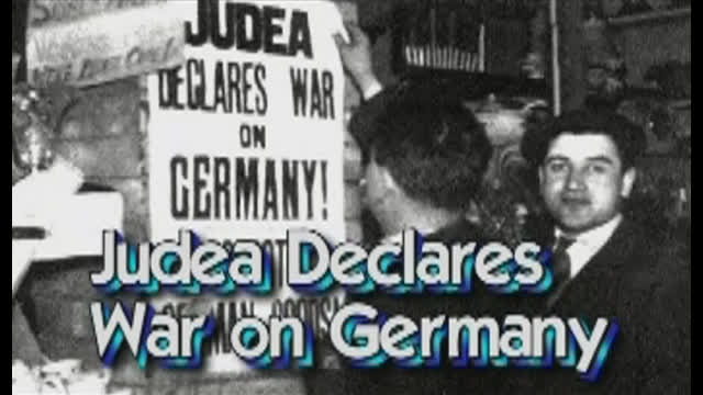 Jewry declares War on Germany (an act of war and aggression)