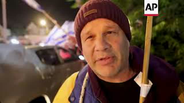 Rival protests outside event attended by Netanyahu