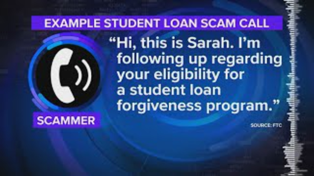 Bug eyed Jewess bugs out over fake student loan forgiveness messages