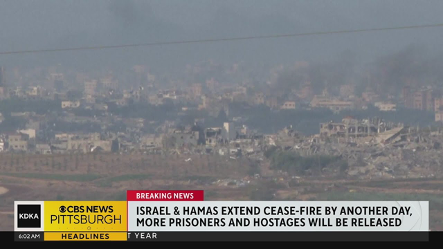 Israel and Hamas extend cease-fire by another day