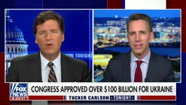 Are We For East Palestine Or Ukraine? Senator Hawley Discusses With Tucker Carlson