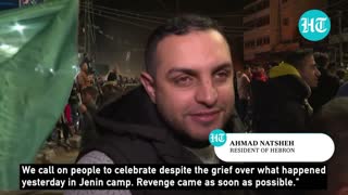 Palestinians celebrate Jerusalem synagogue attack; Sweets distributed, crackers burst | Watch