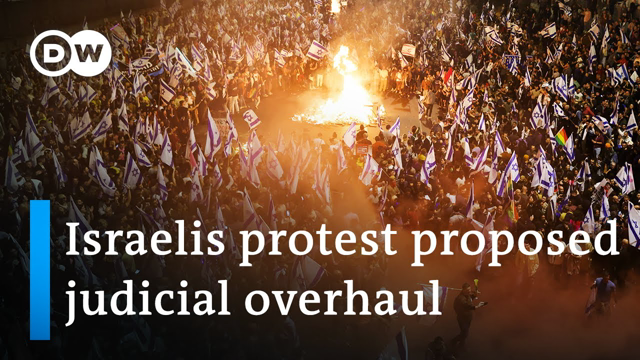 Massive protests against judicial overhaul in Israel | DW News