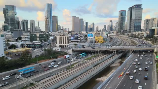 American Express Outdoor advertising on Giant billboards in Tel Aviv and Ramat Gan