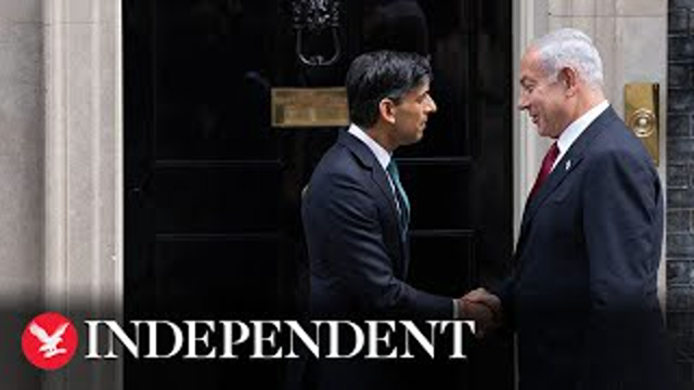 Sunak welcomes Israeli prime minister Netanyahu to Downing Street