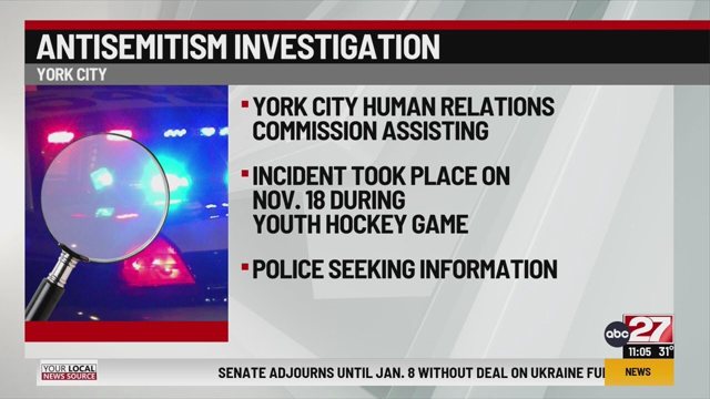 York City Police investigating possible antisemitism at youth hockey game