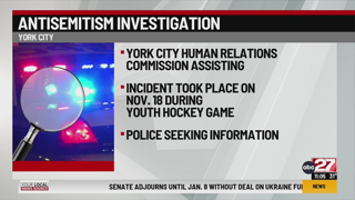 York City Police investigating possible antisemitism at youth hockey game