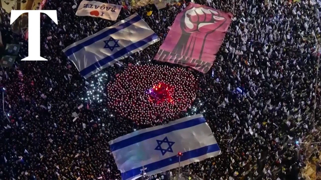 Israel sees its â€œbiggest everâ€ protests as Binyamin Netanyahu persists with reforms