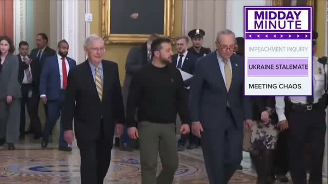 Ukraine aid package at a stalemate with Zelensky in D.C.