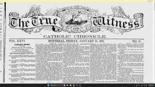 Historic Newspaper Article from 1876 - "The J*wish Conspiracy, Interesting German Pamphlet on..."