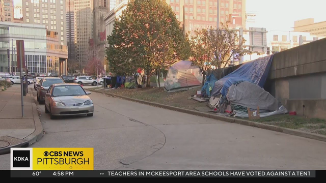 Crews to clear homeless encampment in Downtown Pittsburgh