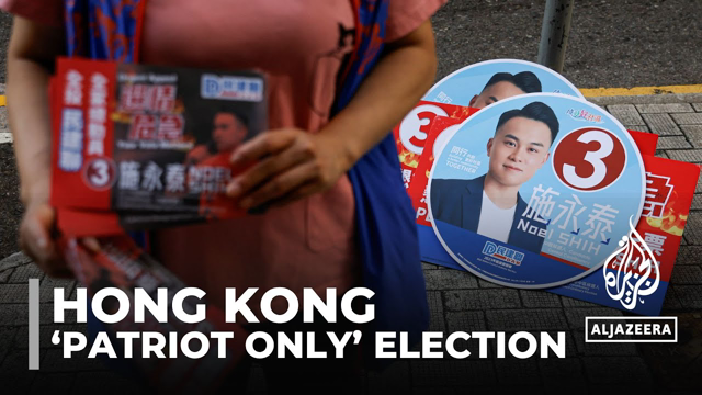 Hong Kong holds ‘patriot only’ election after shutting out opposition