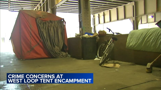 City plans to clean West Loop viaduct, location of 'tent city' homeless encampment