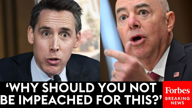 'I Can't Believe Child Trafficking In The United States Of America!': Josh Hawley Explodes On Mayorkas