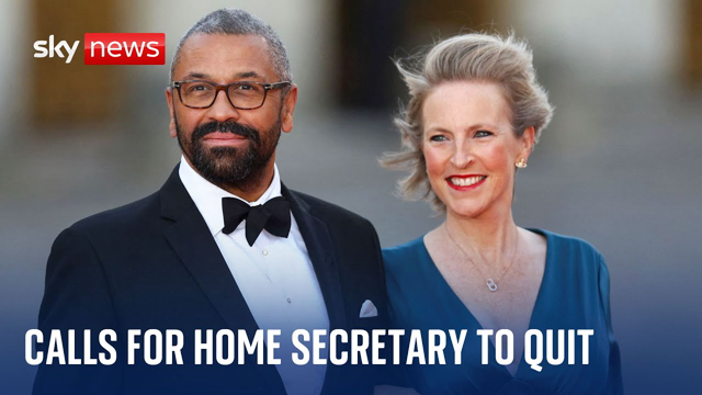 James Cleverly facing calls to quit after joking about spiking his wife's drink