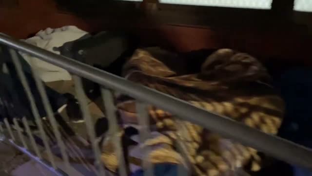 Migrants Sleeping on NYC Streets in Cold