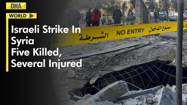 Israeli Missile Strikes Building In Syria's Damascus; 5 Killed, 15 Wounded | DNA India News