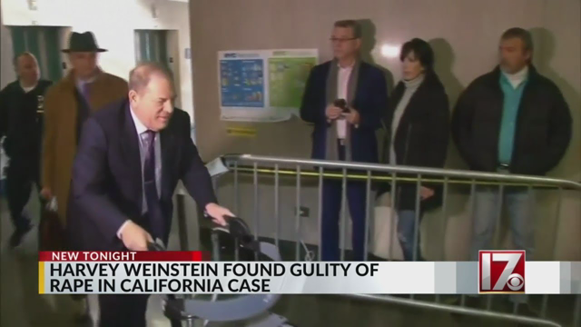 Harvey Weinstein found guilty of rape in Los Angeles trial