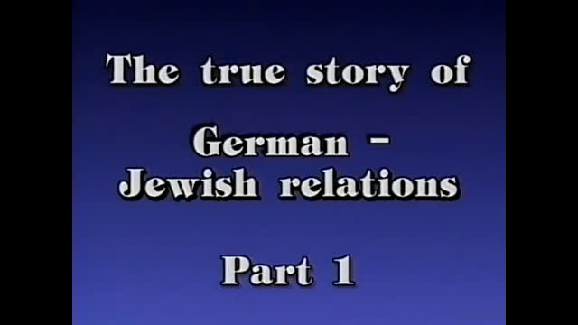AVOF Nr. 186 - The True Story of German-Jewish Relations part 1