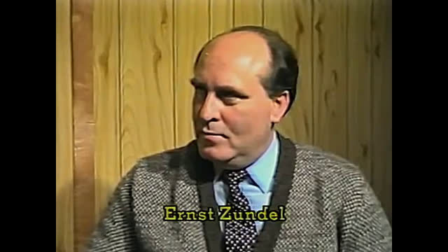 Ernst Zundel on 'Race And Reason' - part 2 of 4 - The Great Holocaust Trial (1987) improved
