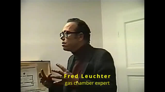 Gas Chamber Expert Fred Leuchter interviewed by Danish film maker - 1991