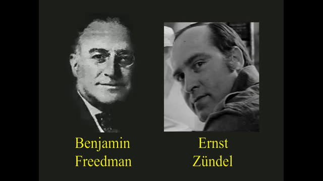 Ernst Zundel Interviews Benjamin Freedman (1968) with English Subtitles