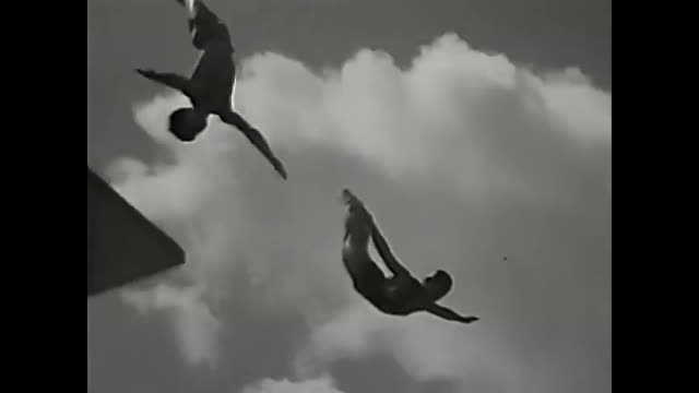 Olympia 1936 diving sequence
