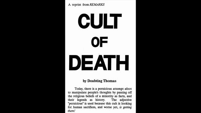 AVOF Nr. 257 - The Holocaust Cult of Death