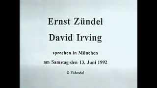 Ernst Zündel und David Irving in München - 13 Juni 1992