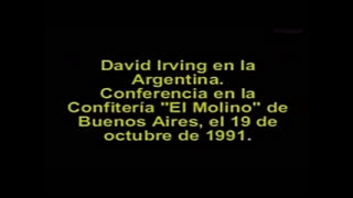 David Irving in Argentina in Spanish (1991)
