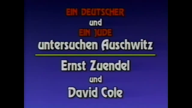 Ein Deutscher und ein Jude untersuchen Auschwitz (1992)