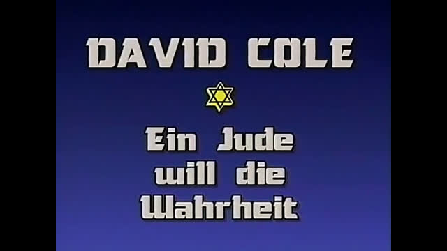 David Cole - ein Jude will die Wahrheit (1992)