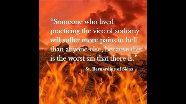 Sodomy Cries Out To Heaven For Vengeance