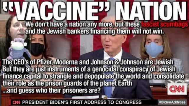 VACCINE NATION - VOX ANALYSES THE GIBBERING TOOL OF JEWISH FINANCE CAPITAL