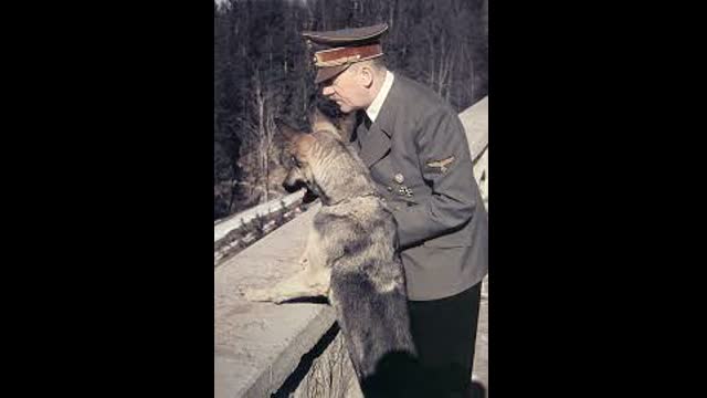HITLER PLAYS WITH A GERMAN SHEPARD, CHILDREN PLAY IN THE SNOW, EVA BRAUN AND OTHERS PLAY IN THE LAKE