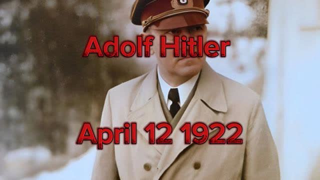Adolf Hitler Speech- April 12 1922