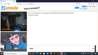 Goystein First  omegle - Speaking with a Palestinian