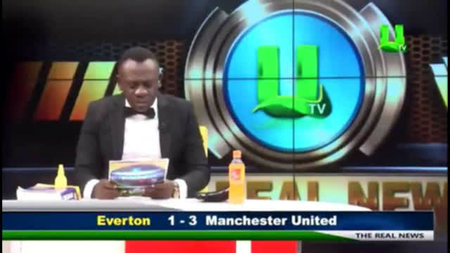 Jogger "Reads" Sports Results